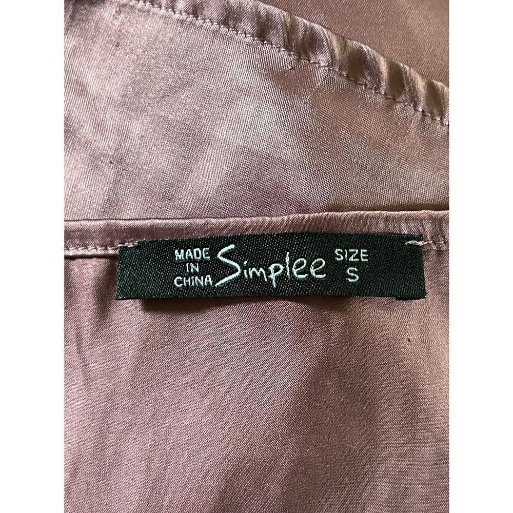 Simplee Pink Satin Cami - Picture 4 of 4
